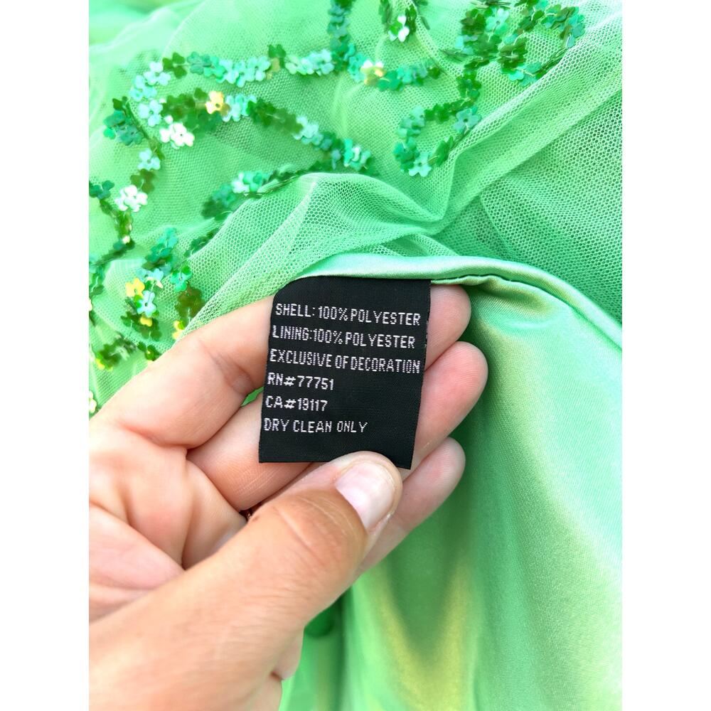 Y2K Betsey Johnson Sharpay Evans Dress High School Musical Green Fairy Tulle 6 - Picture 11 of 11